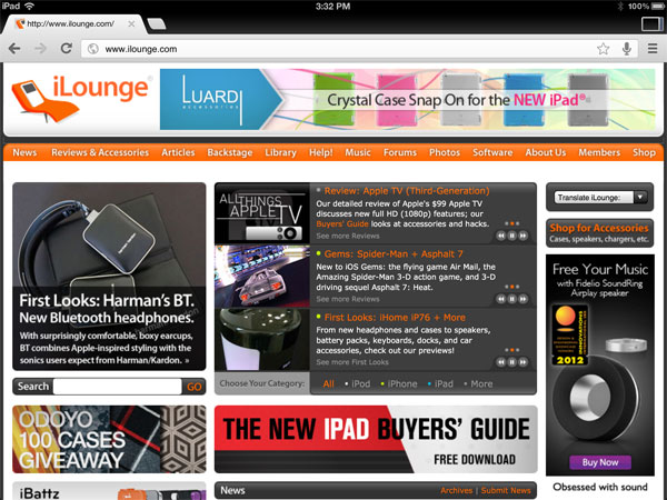 Gioielli iOS: Chrome, MiniatureCam + Podcast