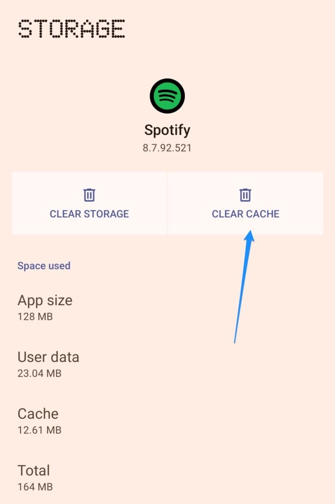 Borrar caché de Spotify - Spotify Sigue Fallando