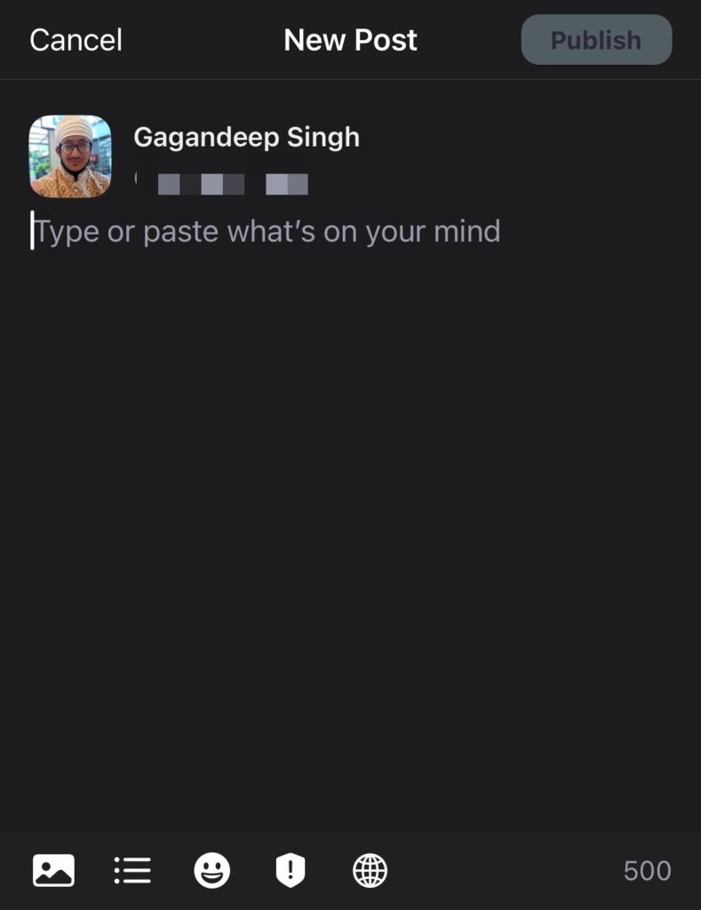 Criando Postagem no Mastodon