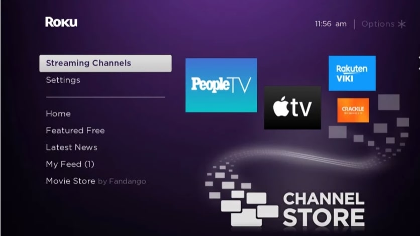 RokuでNBCをインストールしてアクティブにする