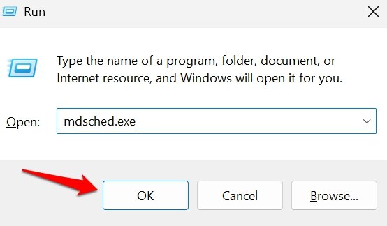 Windows 11에서 메모리 진단 도구 실행