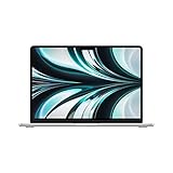 Laptop Apple 2022 MacBook Air con chip M2: Progettato per l'intelligenza Apple, Display Liquid Retina da 13,6 pollici, 8GB di RAM, 512GB di archiviazione SSD, Tastiera retroilluminata, Fotocamera FaceTime HD 1080p; Argento