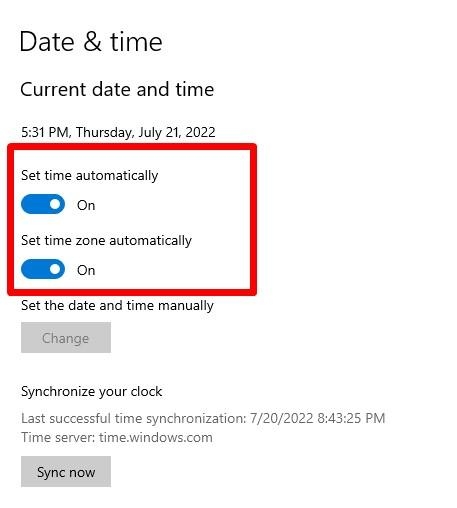 Come risolvere l'“Errore codice: 0x80072f8f” nel Microsoft Store?