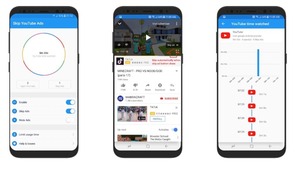 Salta Annunci su YouTube