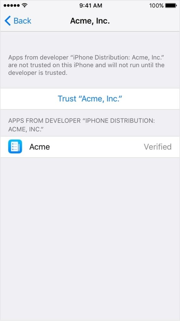 Como Confiar em um Aplicativo no iPhone?