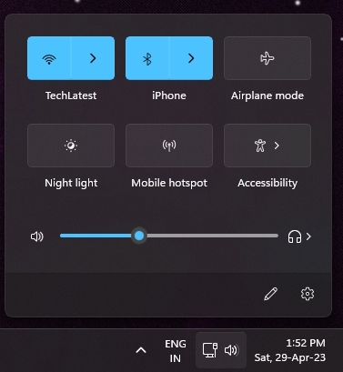 Windows 11 작업 센터