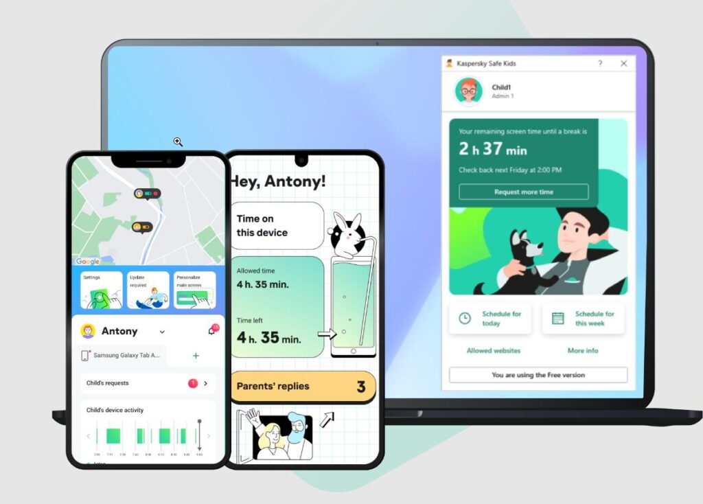 Kaspersky Safe Kids - 무료 자녀 보호 앱