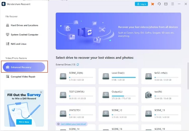 Wondershare Recoverit Enhanced Video Recovery