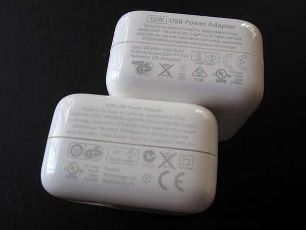 Recensione: Adattatore di Alimentazione USB Apple da 12W