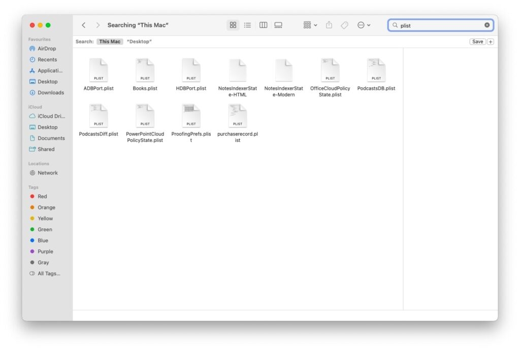 pfiles - Erreur de connexion à iCloud sur Mac