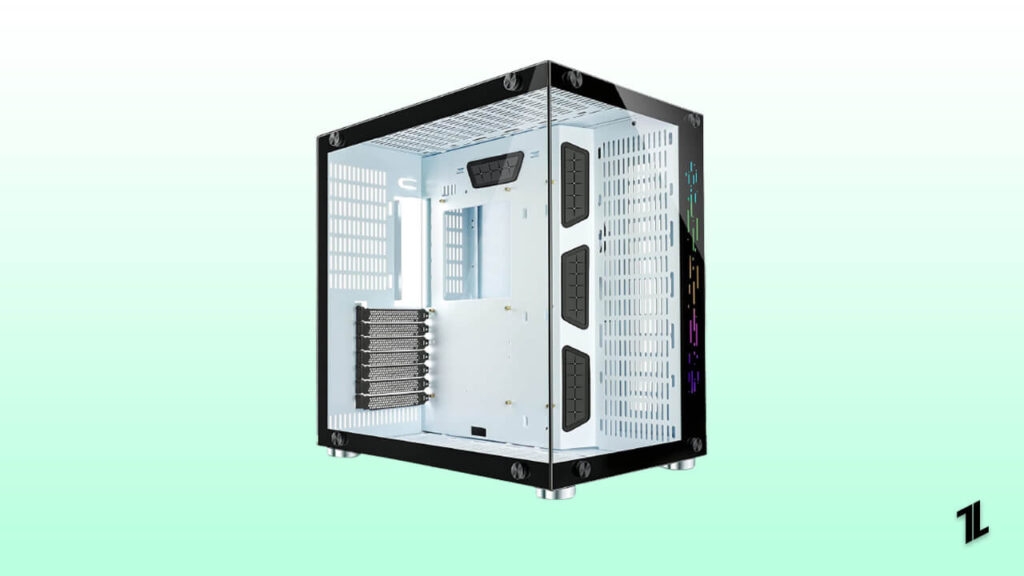 GIM ATX Mid-Tower Case White Gaming PC Case - Migliori Case per PC per Raffreddamento a Liquido