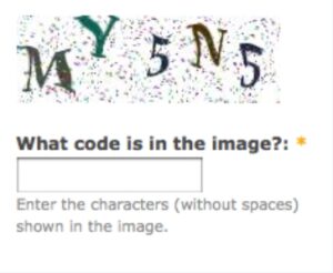 cos'è una sfida captcha