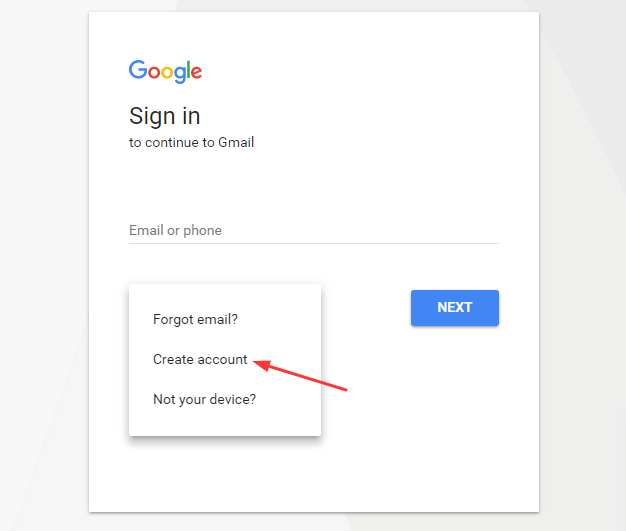 Google Signin Criar Conta