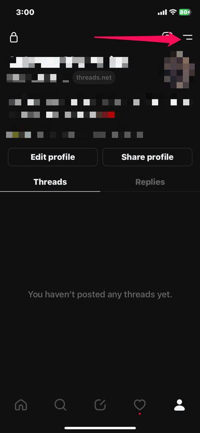Come disattivare l'account Threads?