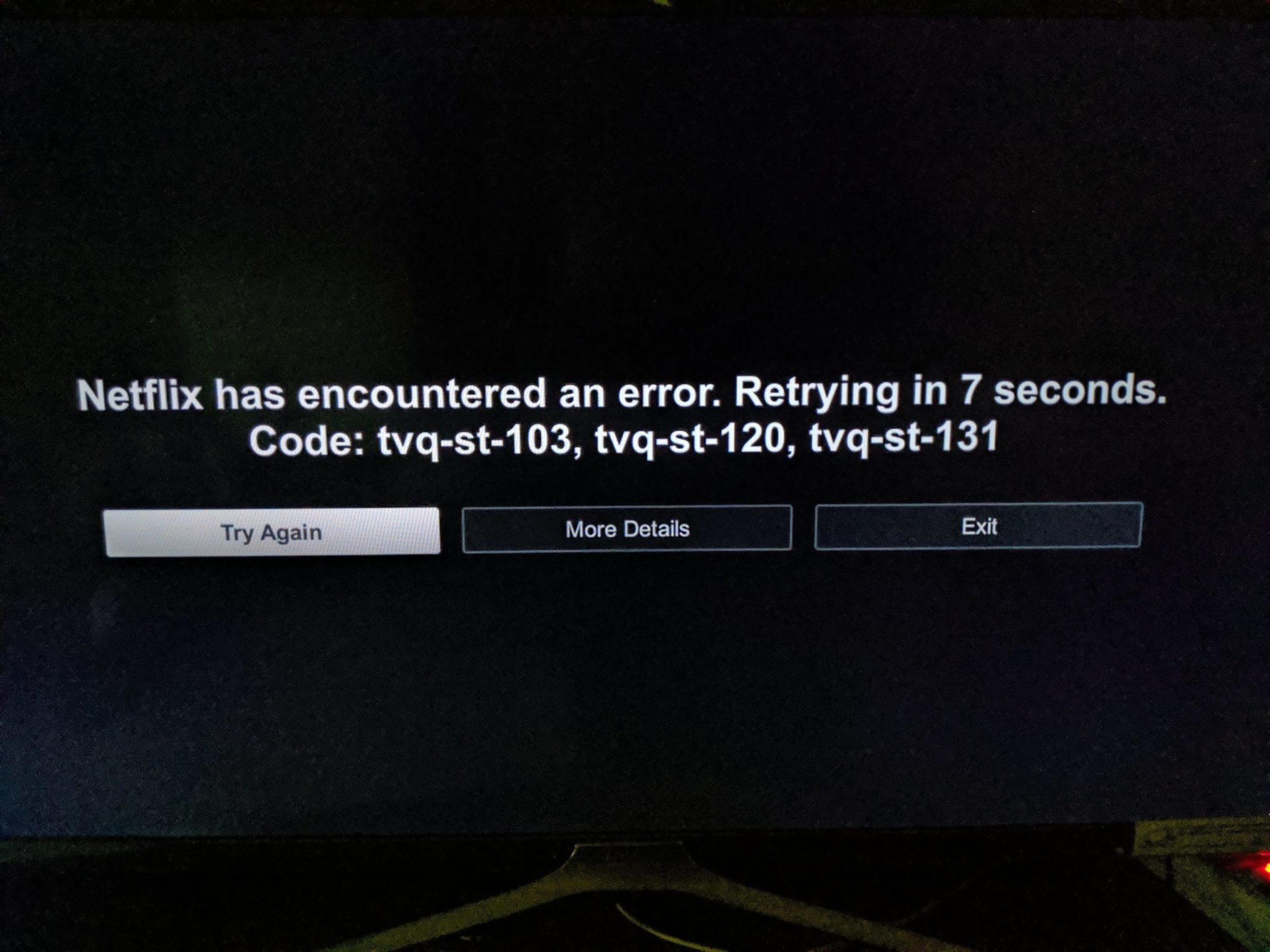 Impossibile connettersi a netflix tocca per riprovare