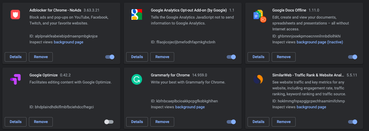 Supprimer l'extension Chrome