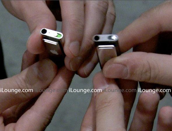 Los Colores del iPod shuffle de Tercera Generación de 2009, Comparados en Fotos
