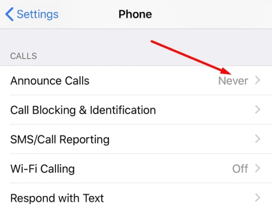 Désactiver la lecture des messages par Siri