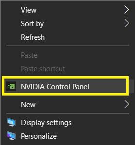 NVIDIA-Systemsteuerung