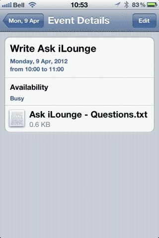 Aggiungere Allegati agli Eventi del Calendario iCloud