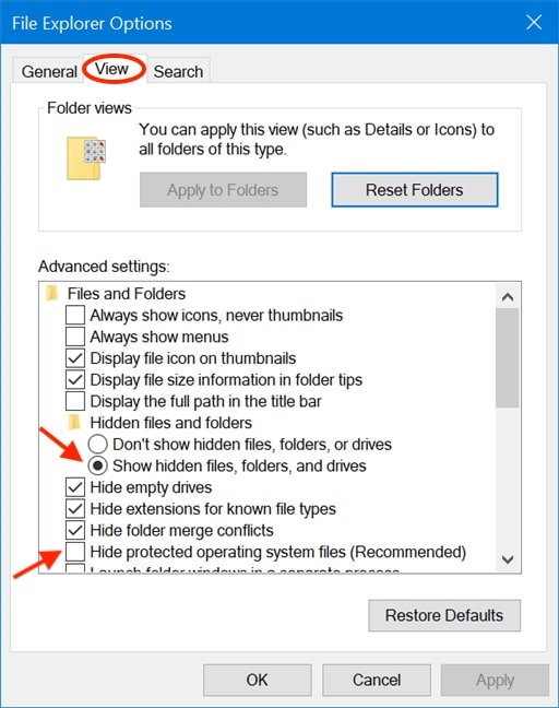 Fichier Desktop.ini