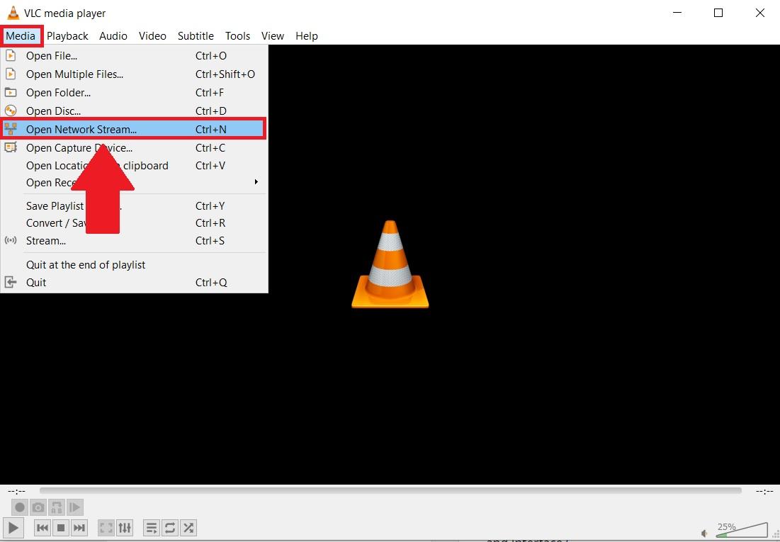 Abrir flujo de red