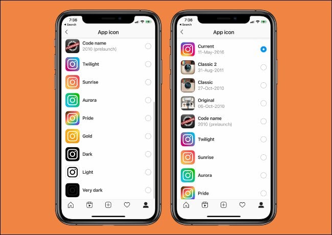 Come Cambiare l'Icona di Instagram