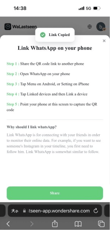 lier whatsapp et connecter des comptes