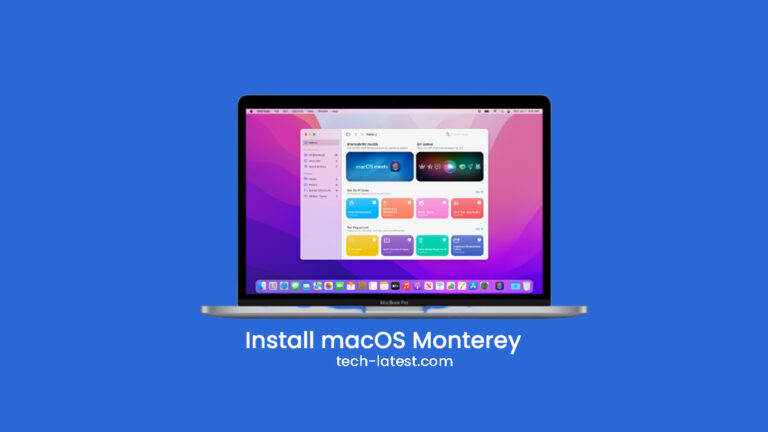 Установить macOS Monterey