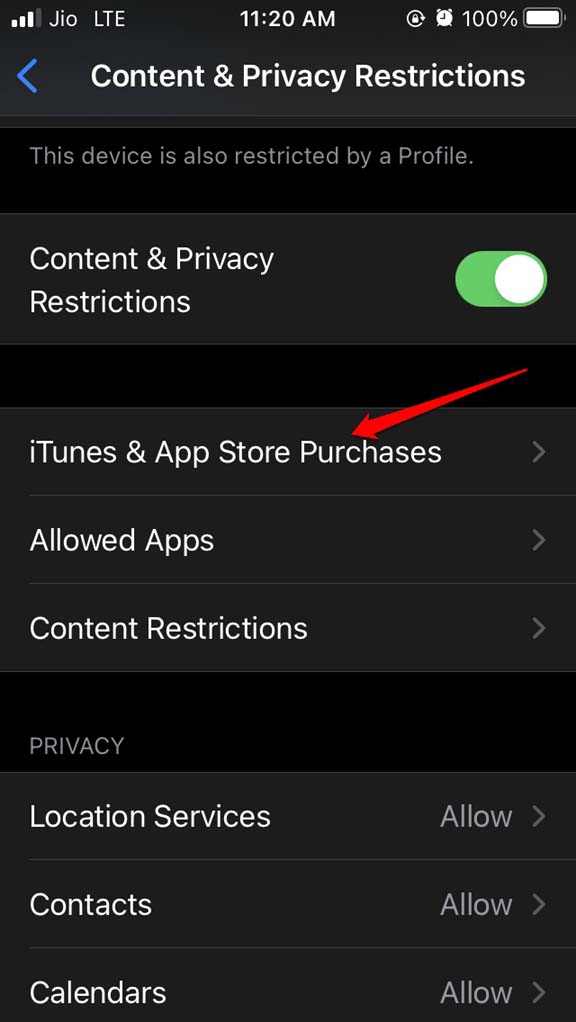 abrir compras de itunes app store