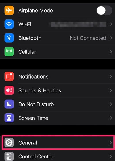 Aggiorna il Tuo iOS - Problema dello Schermo Nero dell'iPhone 14