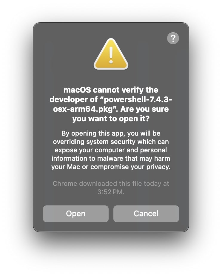 Instalación de PowerShell en Mac