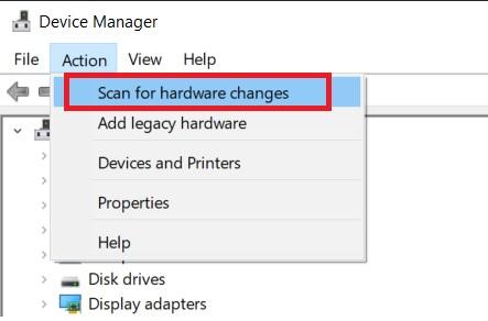 Buscar cambios de hardware