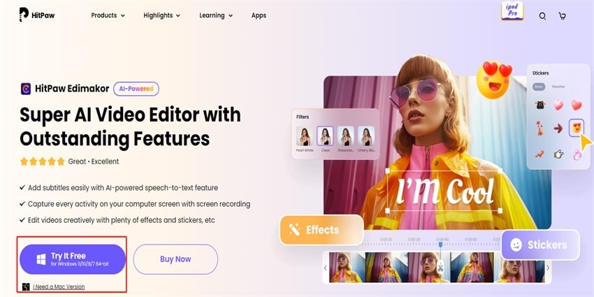 HitPaw Edimakor Video Editor