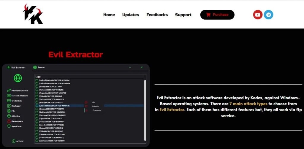 Evil Extractor, Ferramenta de Roubo de Dados Causando Caos nos EUA e Europa 1