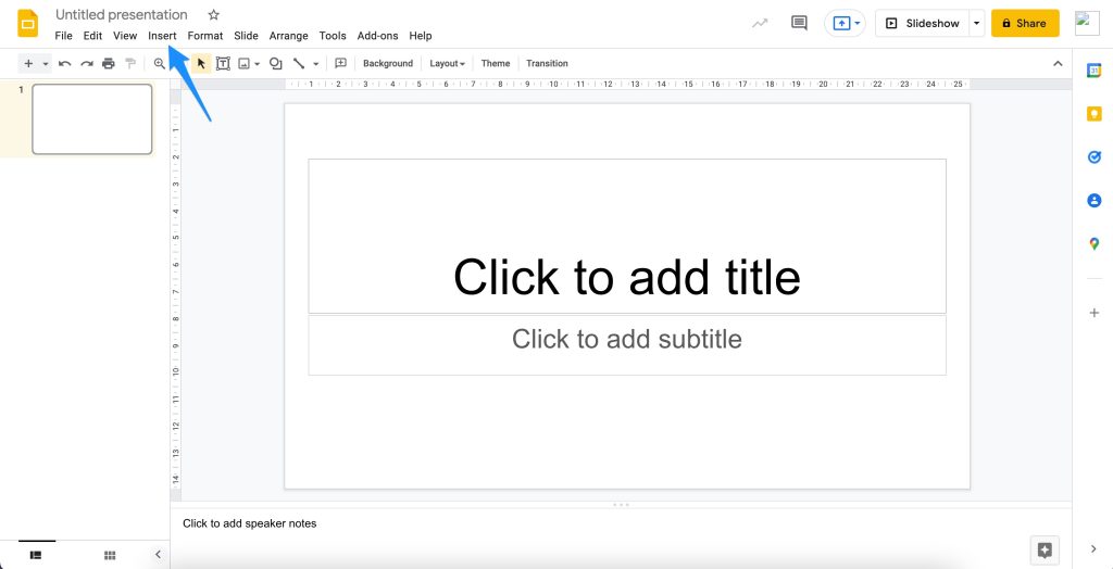Agregar audio a Google Slides