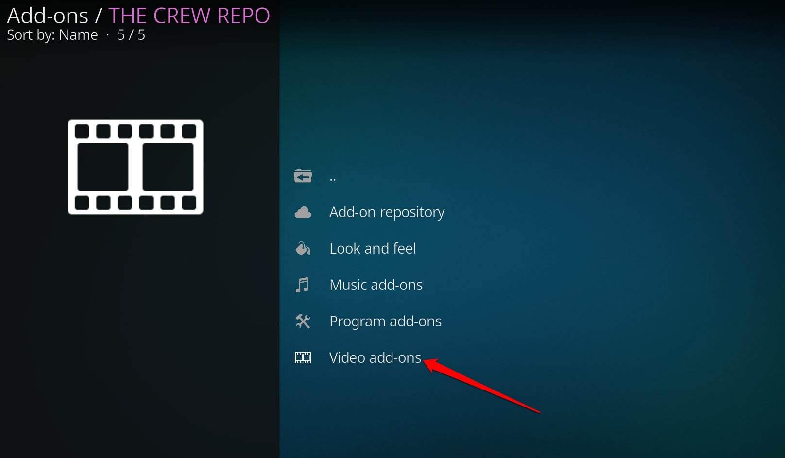 integrar add ons de vídeo no Kodi