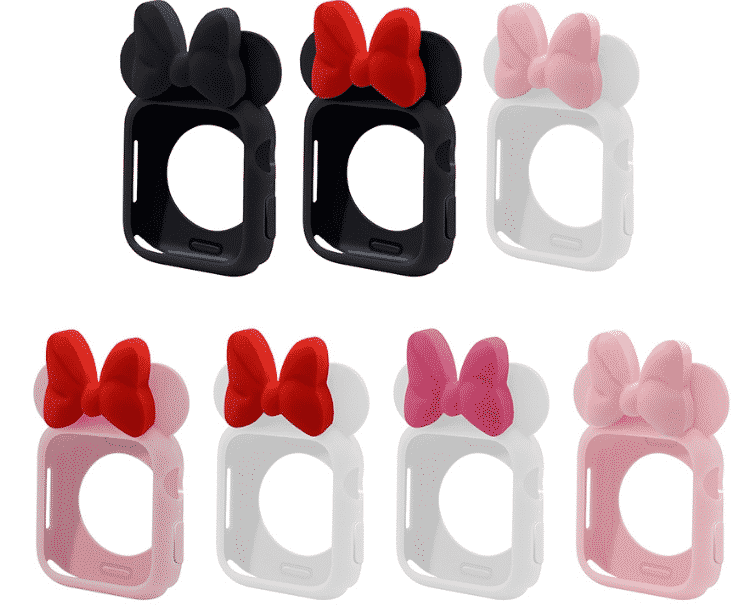 Esta es la Funda de Caricatura Minnie para Apple Watch Series 5 de 44 mm y 40 mm.