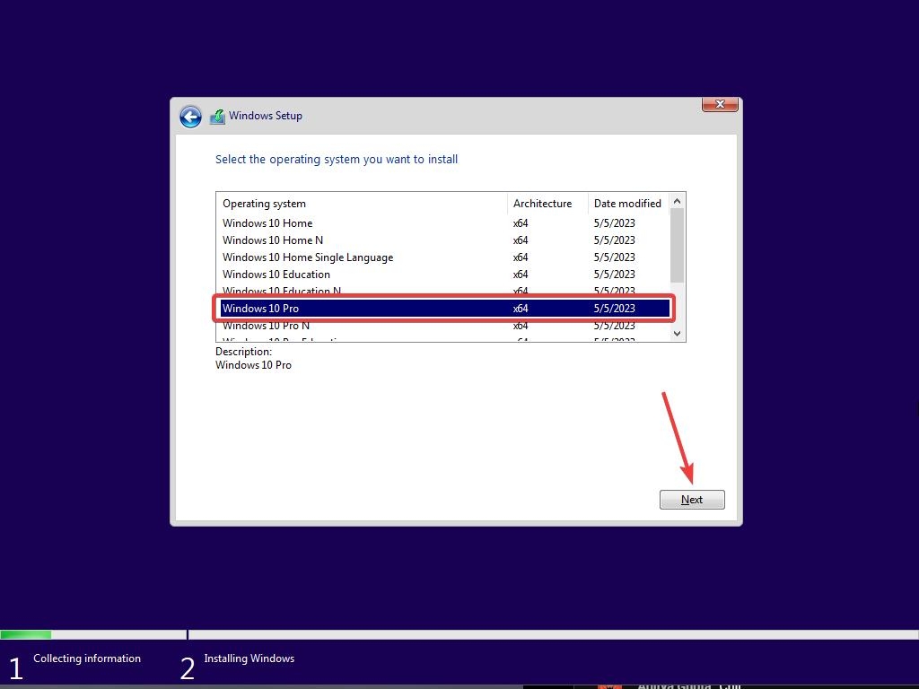 Windows 10 Installation