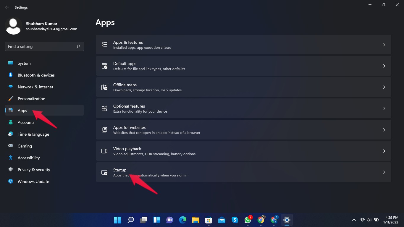 applications-démarrage
