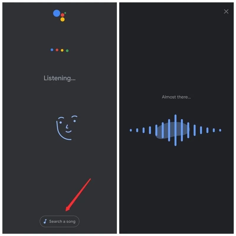 ハミングで曲を見つける