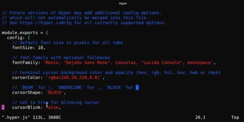 Hyper - Terminal Pour Mac
