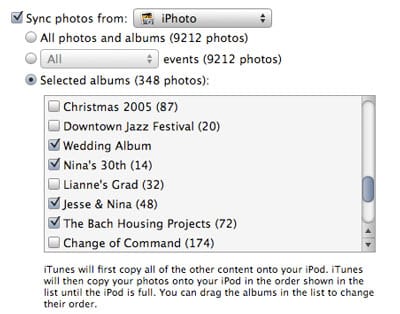 Vollständiger Leitfaden zum Anzeigen von Fotos auf iPod + iPhone (11/2007)