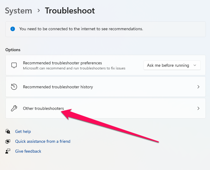 Esegui lo strumento di risoluzione dei problemi audio