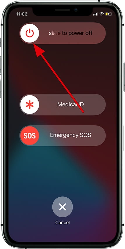 iPhone neu starten - YouTube-Fehler „Etwas ist schiefgelaufen, tippen Sie zum Wiederholen“