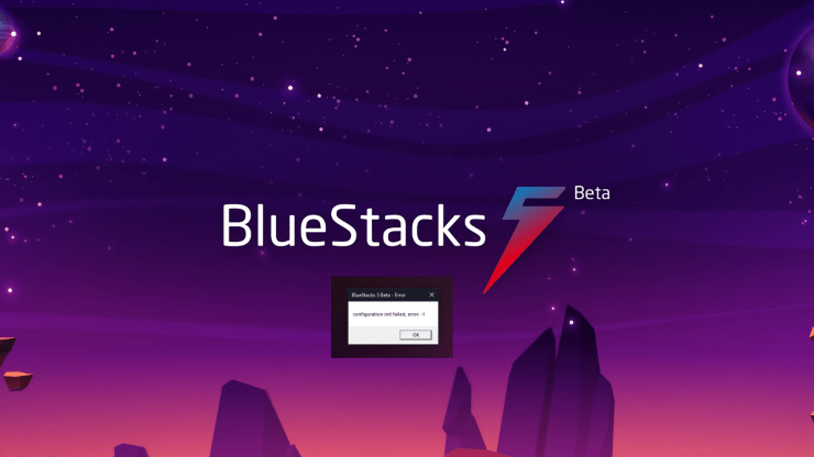 Bluestacks 5: エラー - 設定の初期化に失敗しました