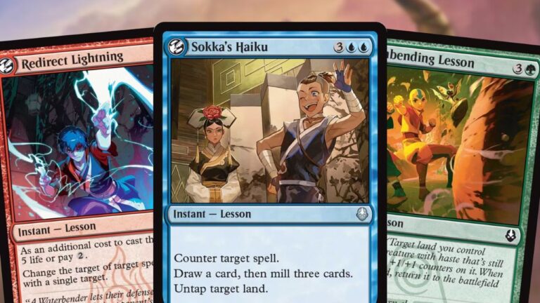 MTG Avatar The Last Airbender Cards