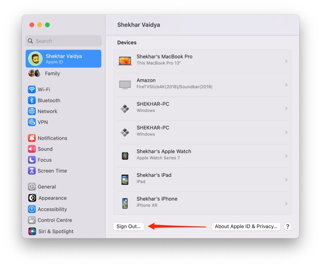 Se déconnecter de l'Apple ID Mac - Erreur de connexion à iCloud sur Mac