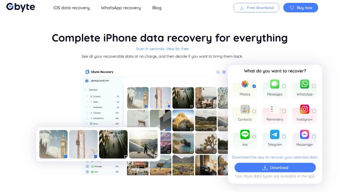 Обзор Gbyte Recovery Специализированный инструмент восстановления данных для iOS