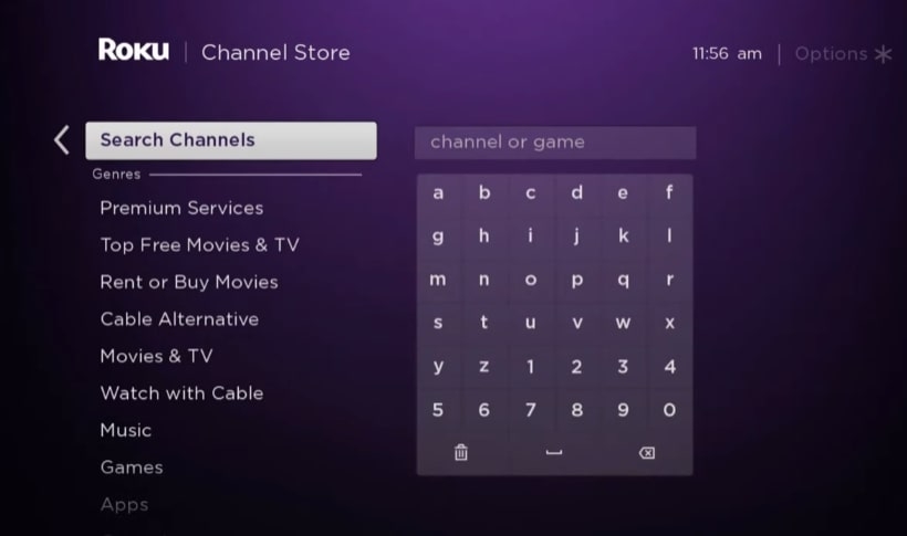 RokuでNBCをインストールしてアクティブにする